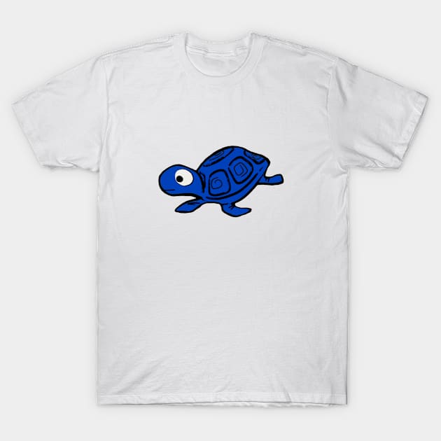 Blue_Turtle T-Shirt by ARTEMIDA